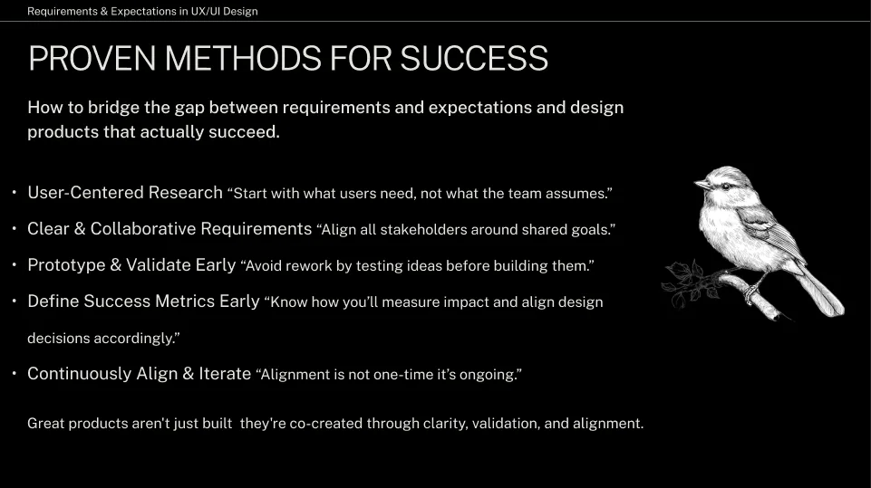 Slide: proven methods for success